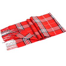 Load image into Gallery viewer, Pashmina Winter  Tartan Scarf Warm Cashmere  Wrap Shawl for Men &amp; Women
