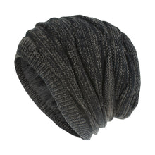 Load image into Gallery viewer, Winter warm chunky knit fleece lined beanie Hats, Unisex caps
