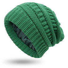 Load image into Gallery viewer, Winter warm chunky knit beanie Hats Unisex solid colors caps
