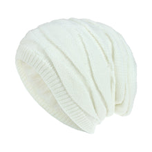 Load image into Gallery viewer, Winter warm chunky knit fleece lined beanie Hats, Unisex caps
