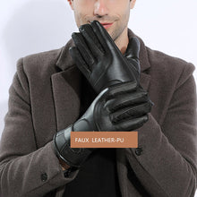 Load image into Gallery viewer, Men's Winter Gloves  Anti Slip Warm Fleece  Lining Touch Screen Glove
