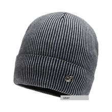 Load image into Gallery viewer, Winter warm chunky fleece lined beanie Hats, Unisex Knitted caps
