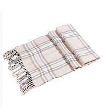 Load image into Gallery viewer, Pashmina Winter  Tartan Scarf Warm Cashmere  Wrap Shawl for Men &amp; Women
