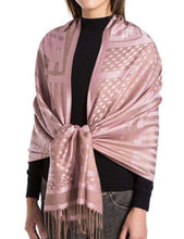 Load image into Gallery viewer, Women's Cashmere Feel Winter Scarf 2 Tone Large Pashmina Shawls and Wraps
