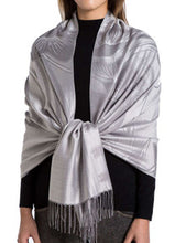 Load image into Gallery viewer, Women's Cashmere Feel Winter Scarf 2 Tone Large Pashmina Shawls and Wraps
