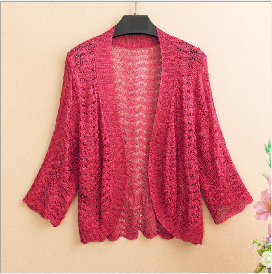 Women’s Open Front hollow lightweight Cardigan 1920s Shawl Wraps Beaded Evening Cape Bridal Shawl Bolero Flapper Cover Up