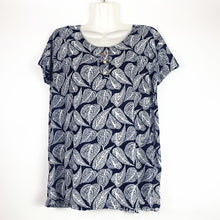 Load image into Gallery viewer, Women's Scoop neck Short Sleeve Loose Fit floral print T-Shirt casual blouses
